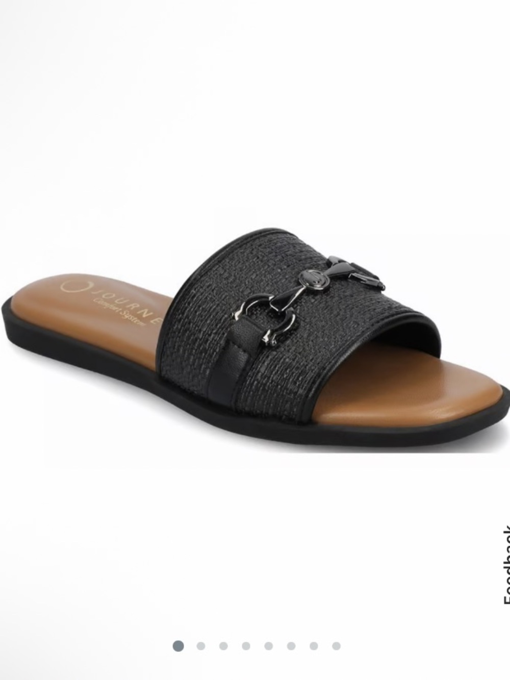 Journee Priya Flat Sandal 7.5